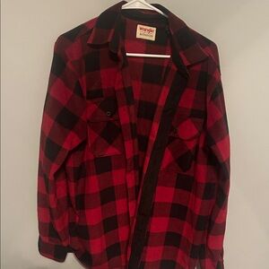 Wrangler Buffalo Check Flannel Shirt